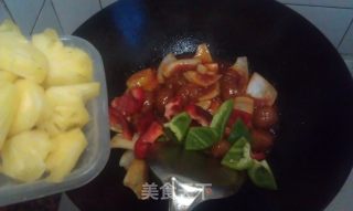 菠萝咕咾肉球的做法步骤：5