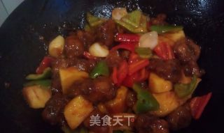 菠萝鸡球的做法步骤：5