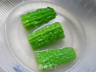 紫薯苦瓜圈的做法步骤：5