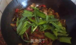 豉香酸菜炒腊肉的做法步骤：4