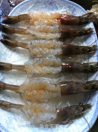 蒜蓉蒸大虾的做法步骤：7
