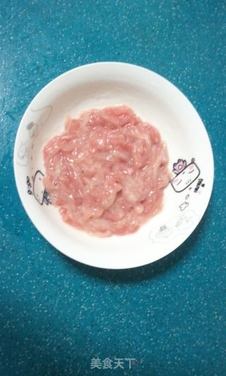 京酱肉丝的做法步骤：2