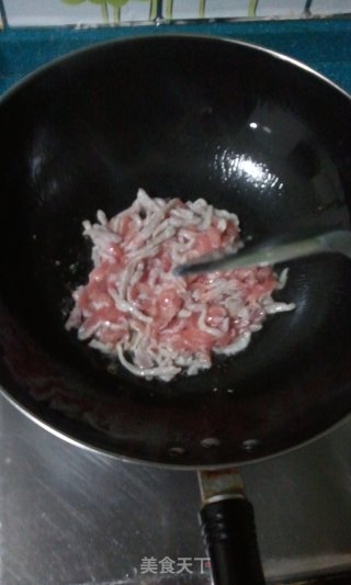 京酱肉丝的做法步骤：3