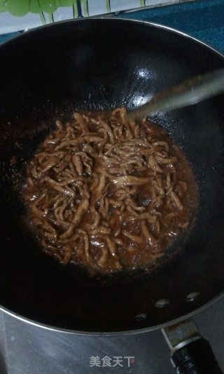 京酱肉丝的做法步骤：5
