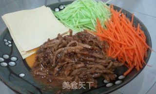 京酱肉丝的做法步骤：7