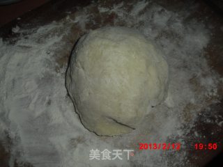 五香烫面煎饼的做法步骤：2
