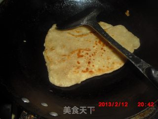 五香烫面煎饼的做法步骤：6
