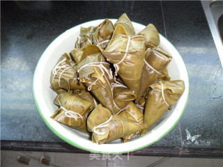 香糯红豆肉粽的做法步骤：7