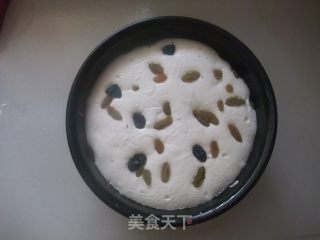 葡萄干米糕的做法步骤：6
