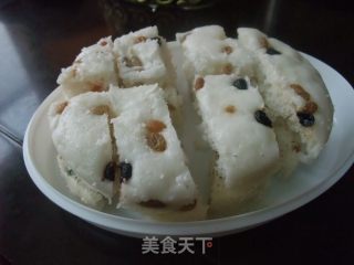 葡萄干米糕的做法步骤：8
