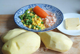 熔岩土豆泥的做法步骤：1