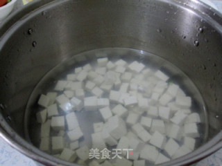 清新爽口的---豌豆豆腐蛋花汤的做法步骤：5