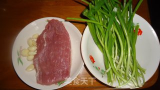 小葱肉丝的做法步骤：1