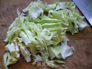 梅豆炒牛心菜的做法步骤：5