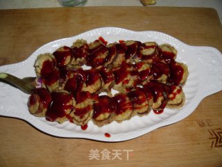 浇汁小茄夹的做法步骤：9