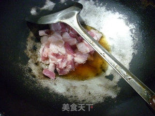鸡蛋蒸盐炒肉的做法步骤：7