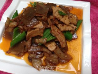 苕皮回锅肉的做法步骤：5
