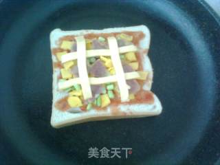 吐司小披萨的做法步骤：8