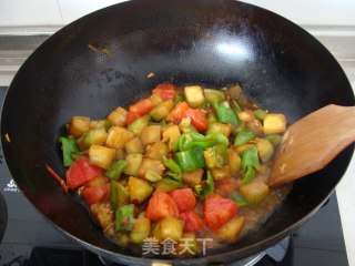 蒜香红烧茄子的做法步骤：9
