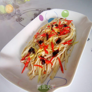 蚝油白豆腐丝的做法步骤：9