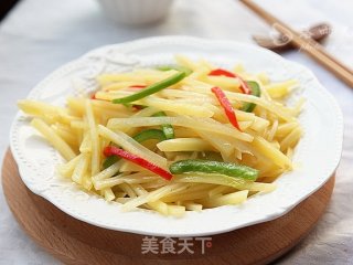 国民开胃菜——酸辣土豆丝的做法步骤：8