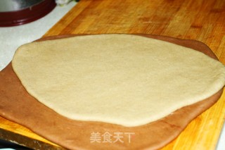 黑麦双色牛奶土司的做法步骤：4