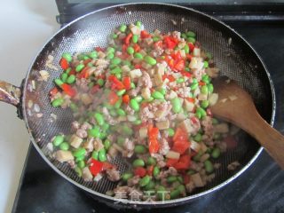 肉末豆米杏鲍菇丁的做法步骤：11