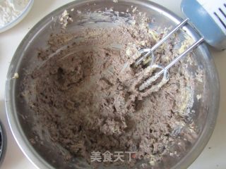 巧克力葡萄干饼干的做法步骤：2