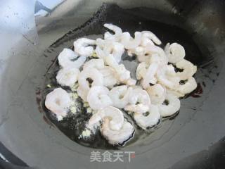 韭苔炒虾仁的做法步骤：4