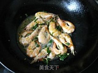 椿头大虾（配土豆丝饼）的做法步骤：10