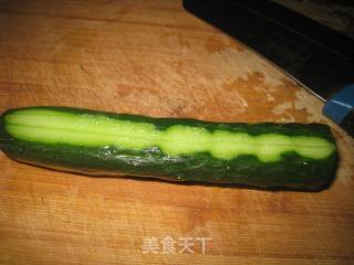 青瓜沙拉的做法步骤：1