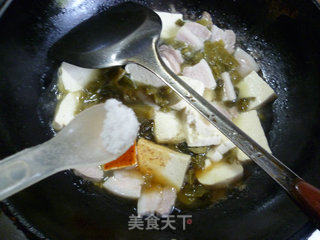 酸菜五花肉煮豆腐的做法步骤：10