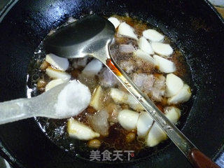 排骨茭白烧花生米的做法步骤：13