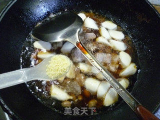 排骨茭白烧花生米的做法步骤：14
