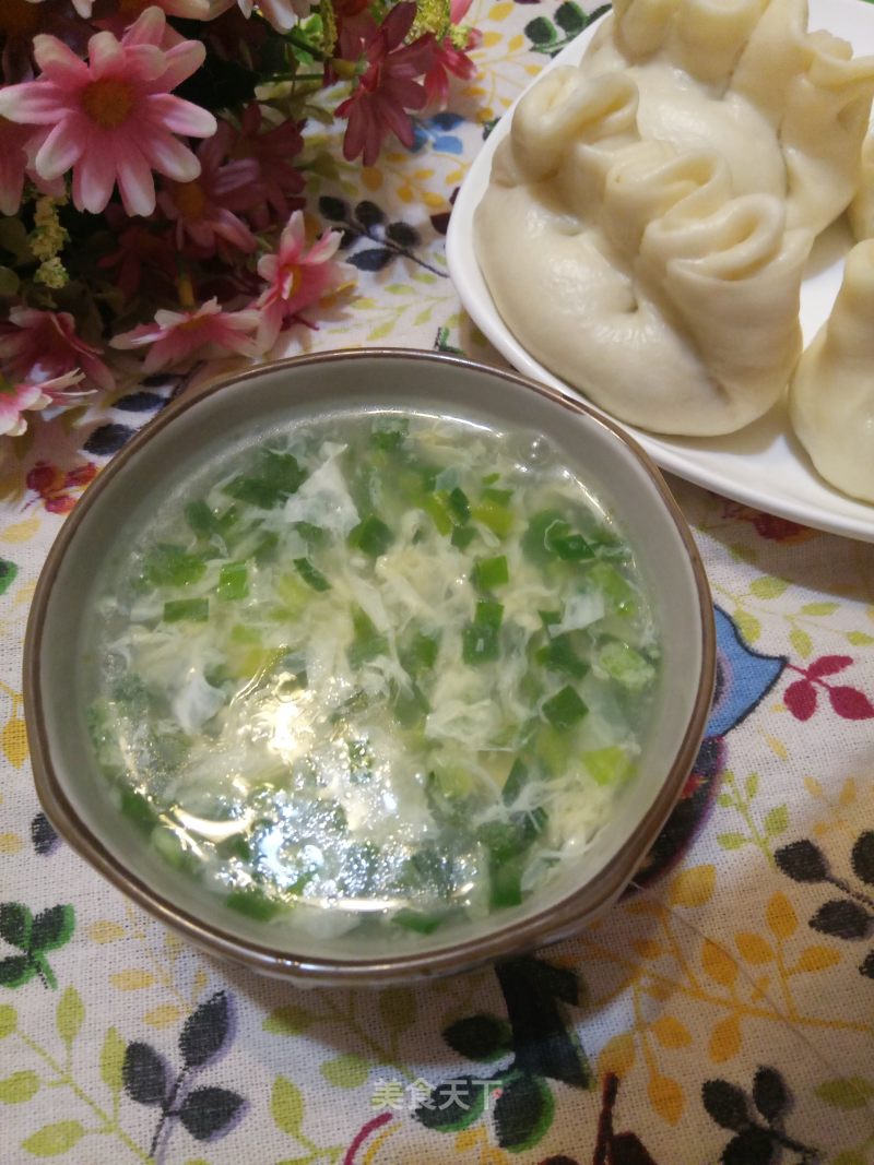 韭菜蛋花汤的做法