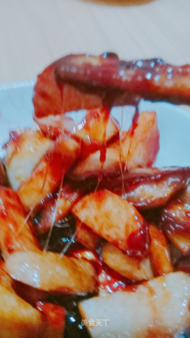 “便当”拔丝芋头的做法