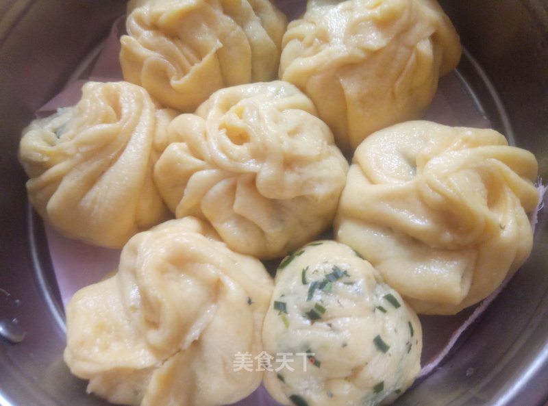 荠菜肉包的做法