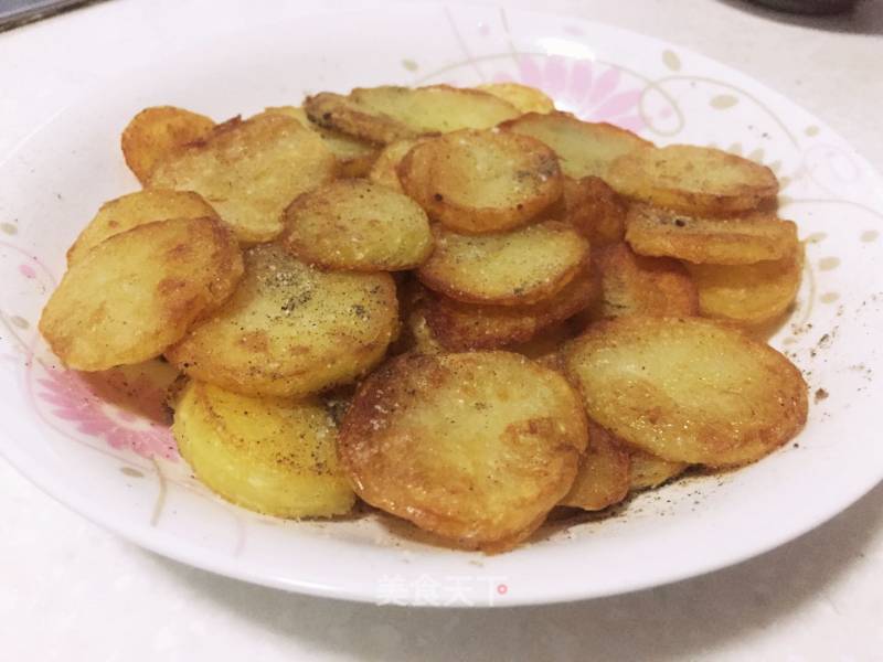 香煎椒盐土豆片的做法