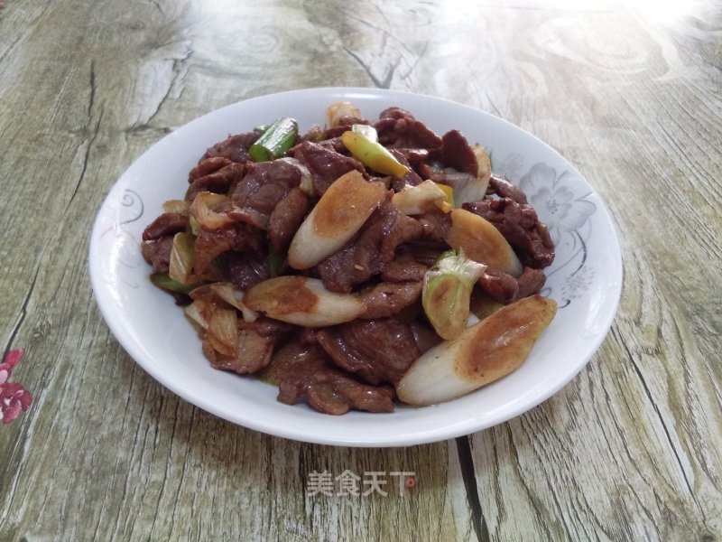 大葱炒肉的做法