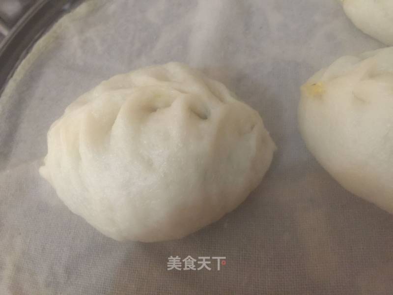 小白菜素包子的做法