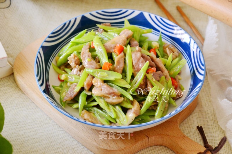四季豆炒肉的做法