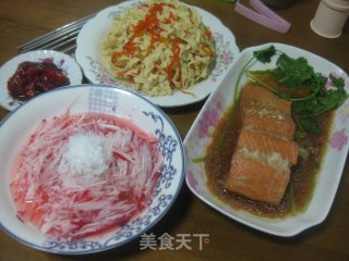 清炖三文鱼的做法步骤：4