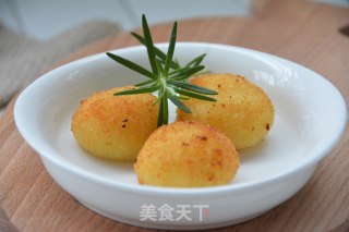 黄金芝士土豆球的做法步骤：17