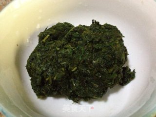 香煎蒿子粑粑的做法步骤：1