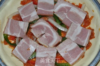 培根大虾披萨的做法步骤：15