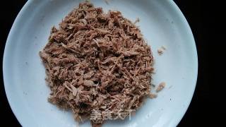 自制肉松的做法步骤：1