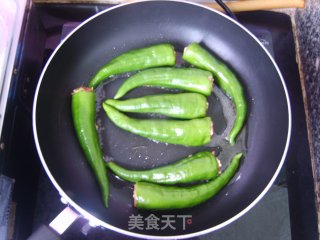 家常菜——煎酿辣椒的做法步骤：9