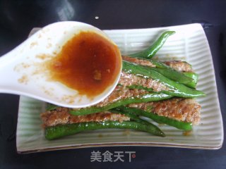 家常菜——煎酿辣椒的做法步骤：14