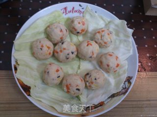 土豆蔬菜大丸子的做法步骤：2