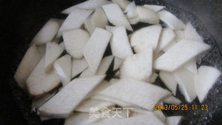 杏鲍菇炒油菜的做法步骤：3